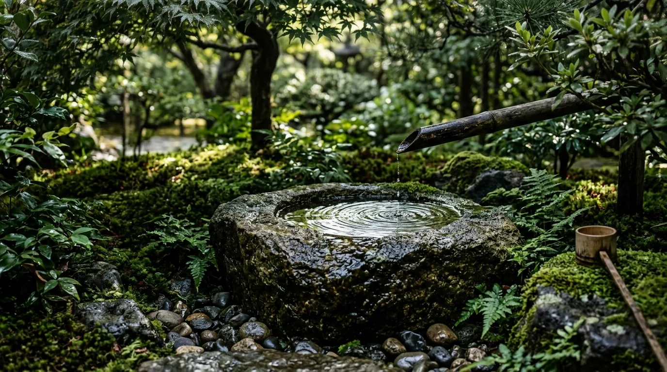 Japanese Garden With Gravel Base
